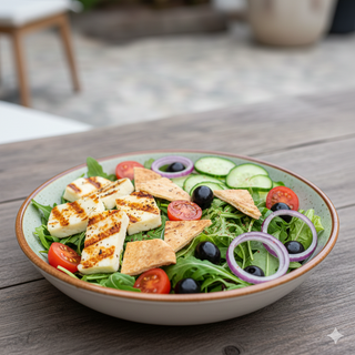 Halloumi bowl