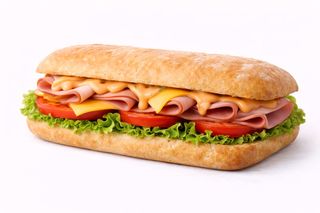 Ham & cheese sandwich 350 gr