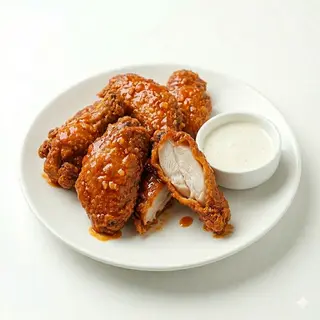 Honey garlic wings 4 pezzi