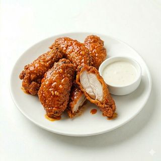 Honey garlic wings 5  pezzi