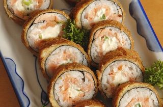 Salmão Philadelphia Hot Roll
