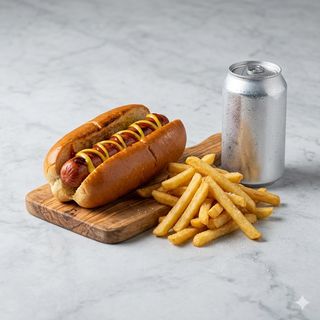 Hot dog menù