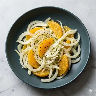 Insalata di finocchi e arance