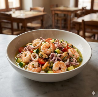 Insalata di mare calda