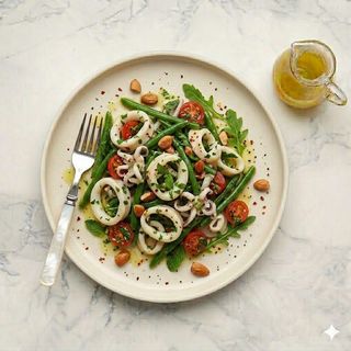 Insalata di seppie con fagiolini