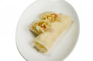 01b. Involtini di gamberi al vapore