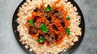 Kabli pulao beef