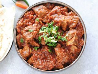 Kadai lamb