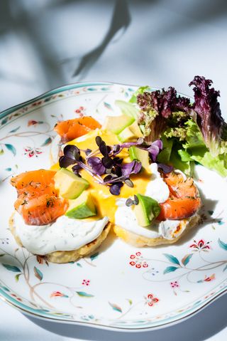 Картофельные драники с лососем (300г)