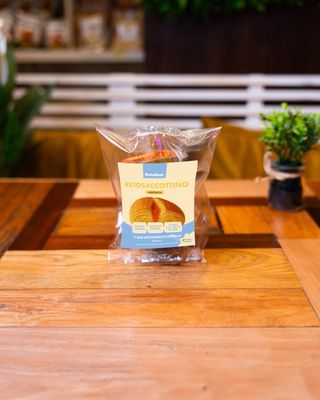 Keto saccottino all'albicocca vegan