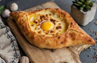 Adjarian Khachapuri From The Wood-Fired Oven