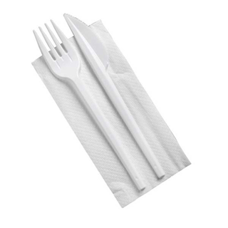 Kit posate e tovagliolo