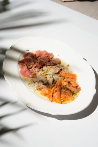 Крудо из трех видов рыбы (150г)