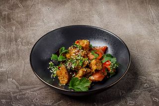 Баклажан в кисло сладком соусе (300г)