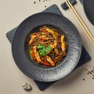 Гречневая лапша с курицей (370г)