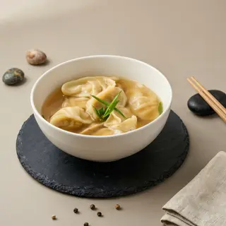 Корейские пельмени с курицей (600г)