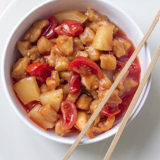 Maiale in salsa agrodolce