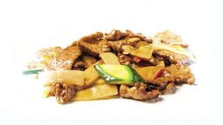 Manzo con funghi e bambù