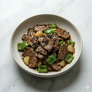 Manzo saltato al pepe nero