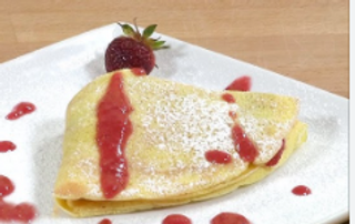 Marmellata di fragole e granella di cocco