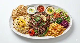 Maxi kebab plater
