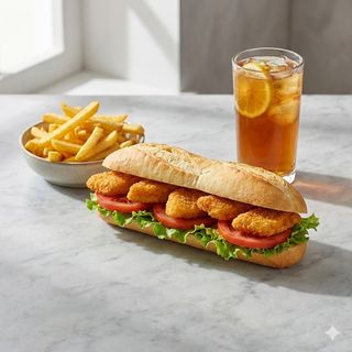 Menù chicken baguette