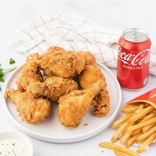 Menù cosce di pollo 3 pezzi