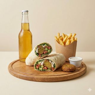 Menu falafel