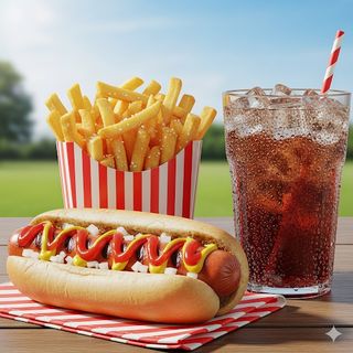 Menù hot dog