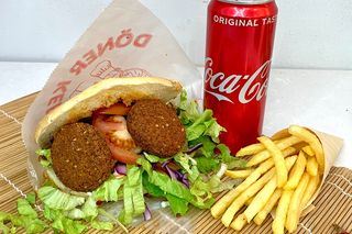 Menù panino falafel