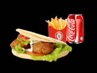 Menù panino falafel