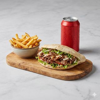 Menù panino kebab