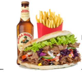 Panino kebap menù