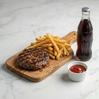 Menù piatto hamburger