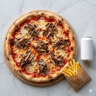 Pizza kebab menù