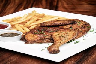 Mezzo pollo campese oro