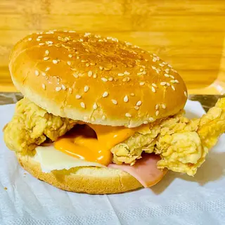Burger Bleu, Jambon