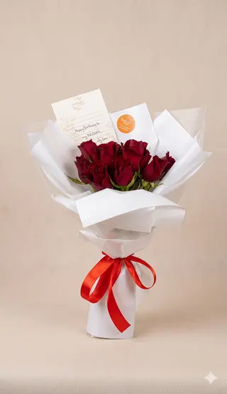 Bouquet 10 Roses Rouges
