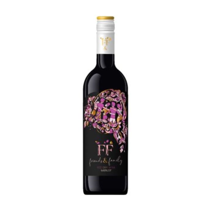 Friends&Family Red Wine Merlot, 750Ml
