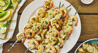 Brochettes Gambas À La Provençale