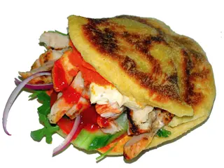 Chapati Omelette Fromage