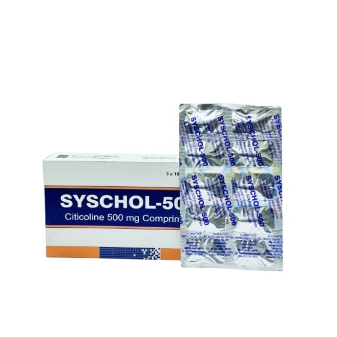 Syschol 500Mg Citicoline *30 Tablets