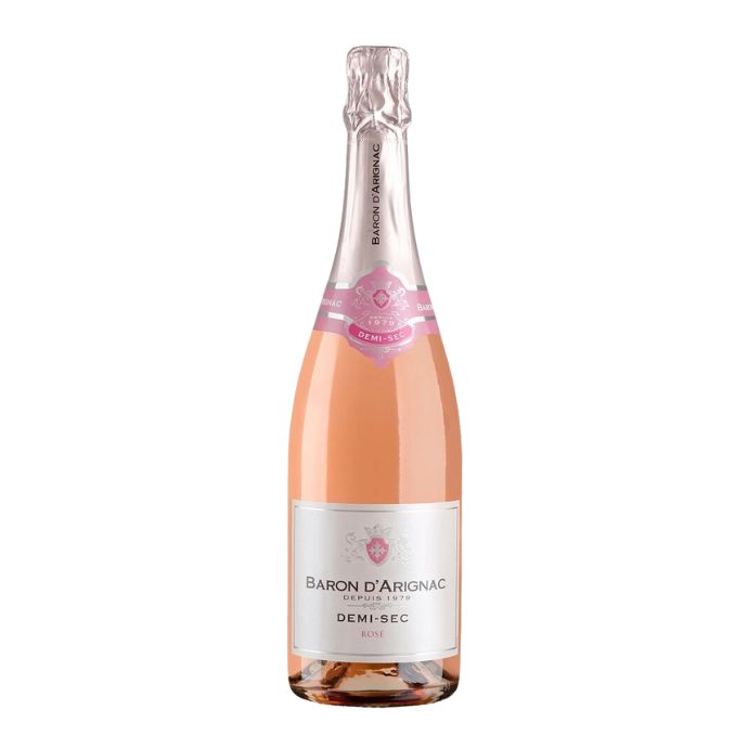 Baron D'arignac Demi-Sec Rose Sparkling Wine, 75Cl