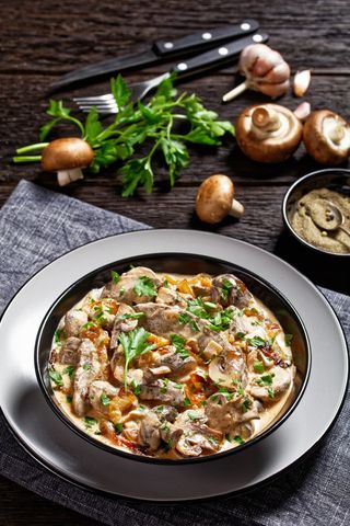 Émincé De Bœuf Aux Champignons