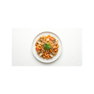 Pâtes Fruits De Mer Sauce Rose