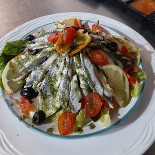 Salade Anchois Marinés