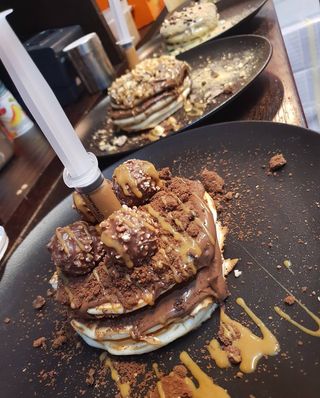 Pancake Ferrero Rocher