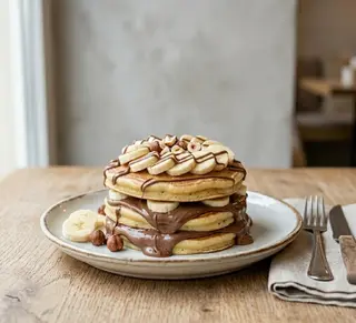 Pancakes Nutella Banane