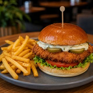 Le Crispy Chicken Burger