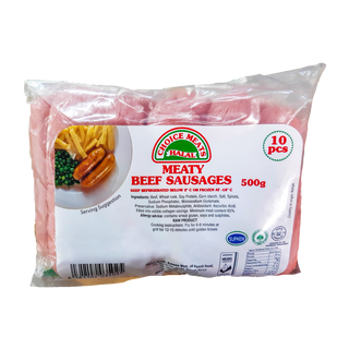 Choice Meats Meaty Beef Sausage 500G